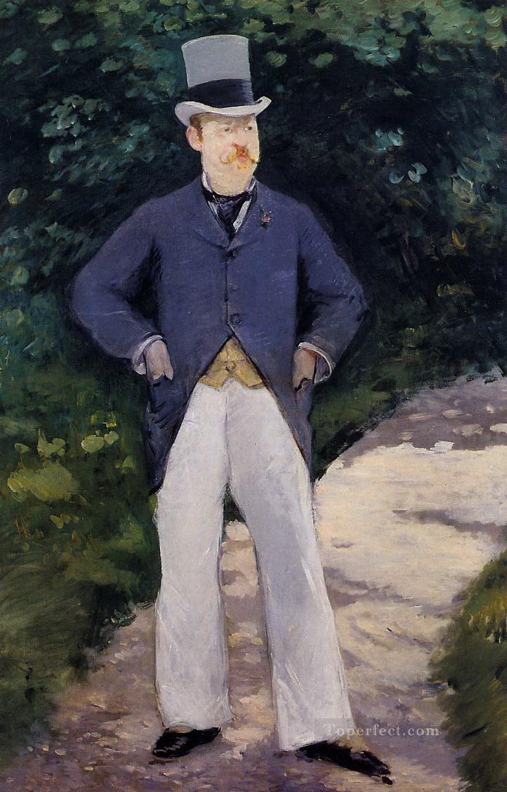 Retrato del señor Brun Eduard Manet Pintura al óleo